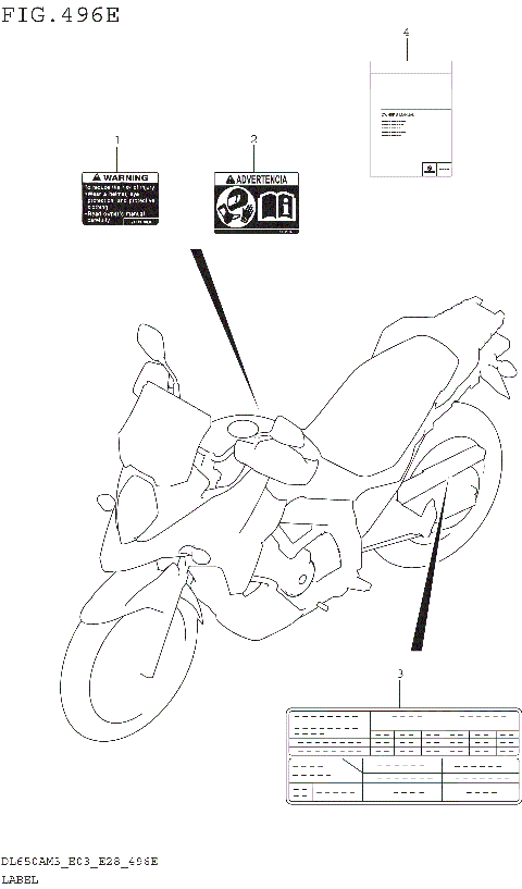 LABEL (DL650XAM3E28)