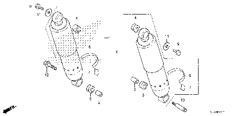 REAR SHOCK ABSORBER (1)