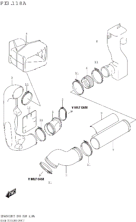 BELT COOLING DUCT