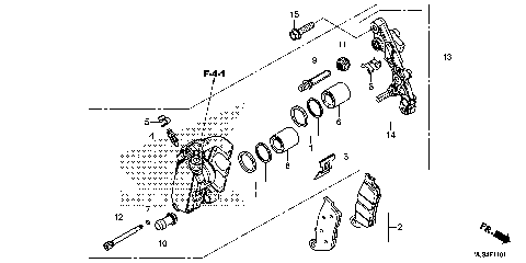 FRONT BRAKE CALIPER (2)