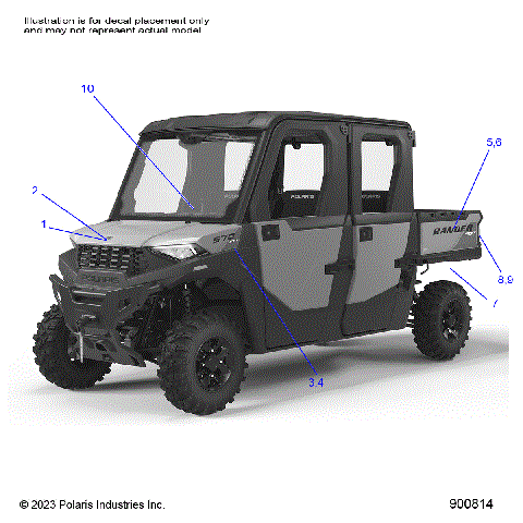 BODY, DECALS, GRAPHIC- R24M4U57Z4/B4/Z9/B9 (900814)