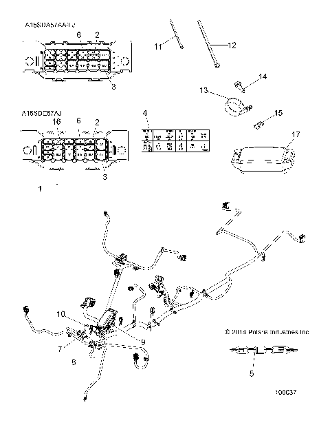 ELECTRICAL, HARNESS - A15SDA57AA/LJ/E57AJ [100037]