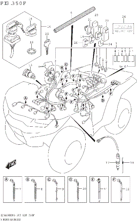 WIRING HARNESS ((LT-A500XP,LT-A500XPZ):(P03,P28))