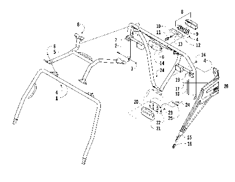 ROPS AND TAILLIGHT ASSEMBLY [93236]