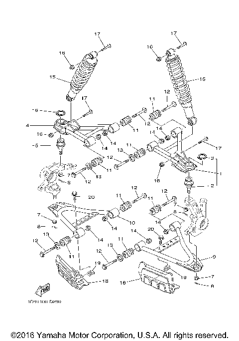 FRONT SUSPENSION WHEEL