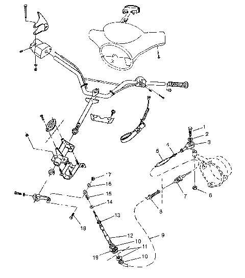 STEERING SL 900 B964291 and  Intl. SL 900 I964291 (4935583558A014)
