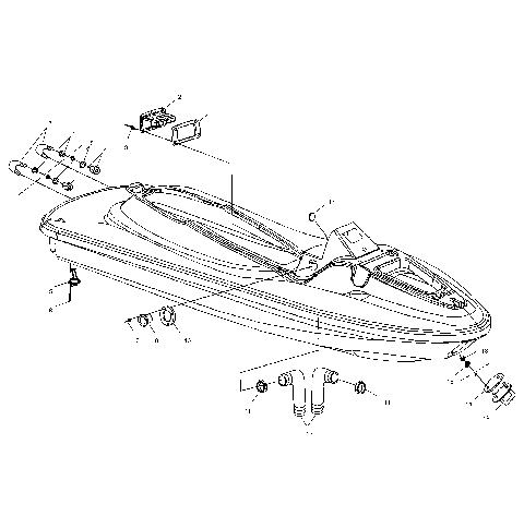 HULL and BODY - W005098D (4955785578A009)