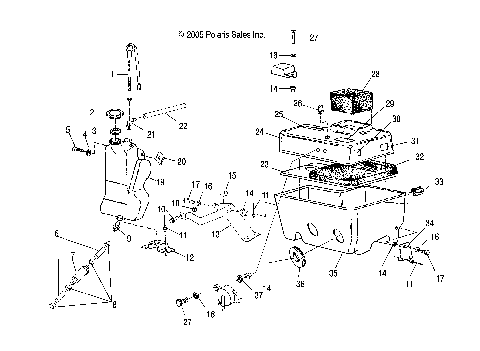 OIL TANK/AIR BOX - S07SU4BS/BE (4997559755C02)