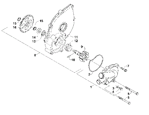 WATER PUMP ASSEMBLY [303927]