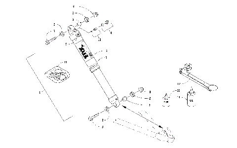 FRONT SUSPENSION SHOCK ABSORBER ASSEMBLY [105227]