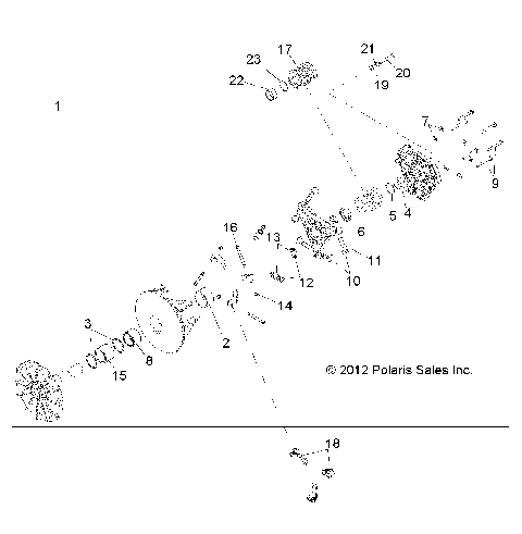 DRIVE TRAIN, PRIMARY CLUTCH - Z14JT9EFX (49RGRCLUTCHDVN13RZRXP900I)