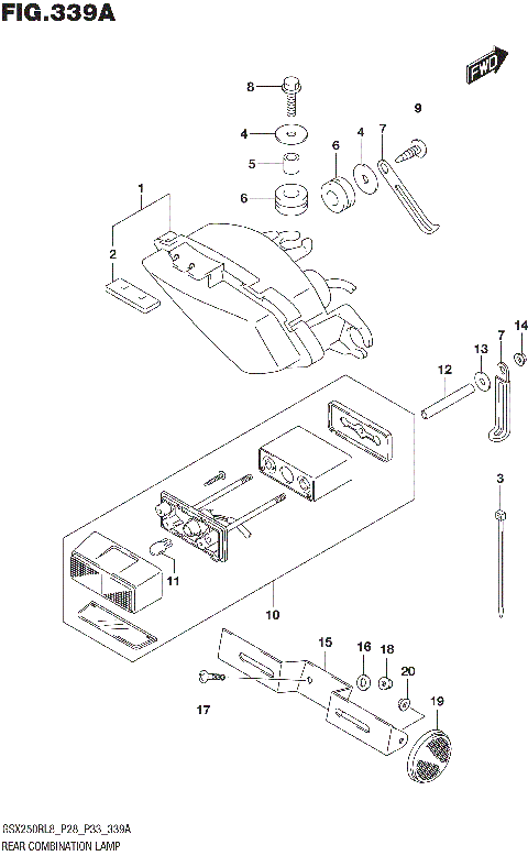 REAR COMBINATION LAMP