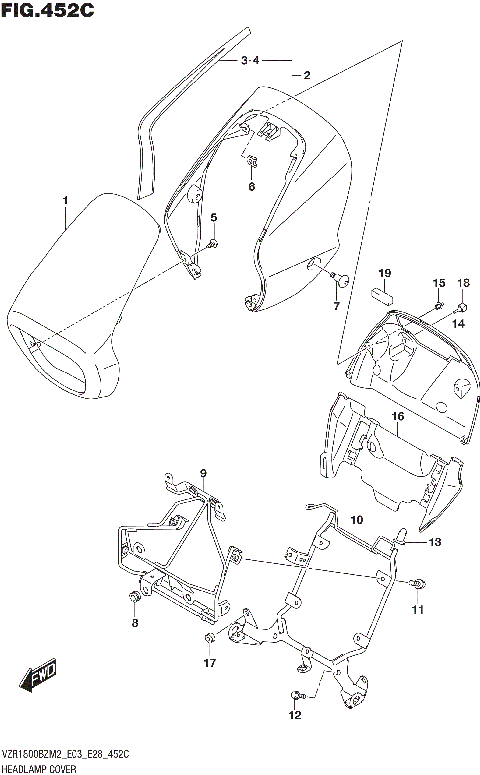 HEADLAMP COVER (KEL)