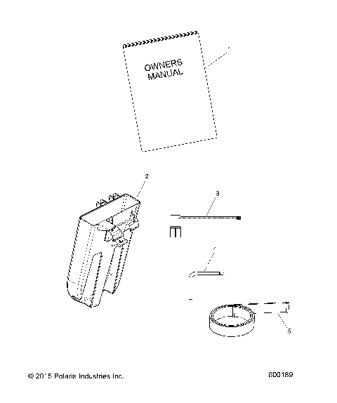TOOLS, BELT HOLDER, and OWNERS MANUAL - S16DP8 ALL OPTIONS (600189)