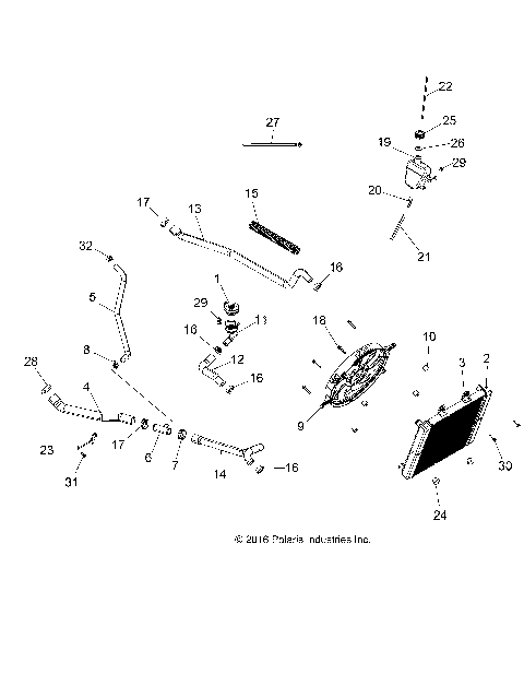 ENGINE, COOLING SYSTEM - A20SDE57F1/S57C5/E5 (101187)