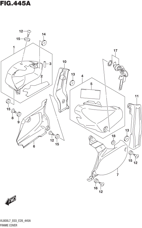 FRAME COVER (VL800L7 E03)