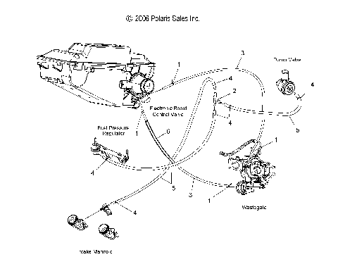 ENGINE, REFERENCE HOSES - S07PY7FS/FE (49SNOWHOSESFSTOUR)