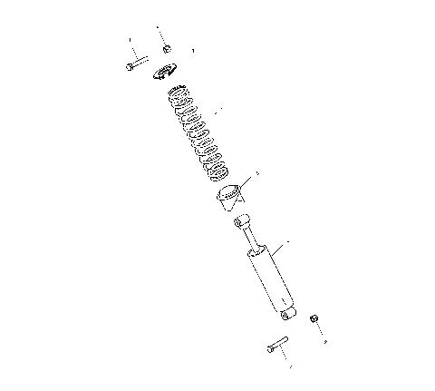 REAR SHOCK - A10RB42AA (4970937093C03)