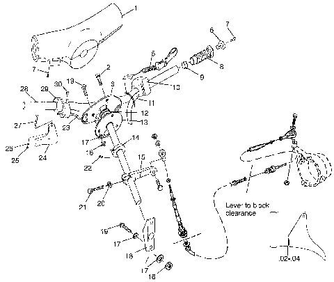 STEERING HURRICANE B964466 and Intl. HURRICANE I964466 (4935733573A013)