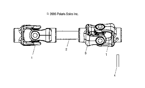 SHAFT, PROP, REAR - A07MH76FA (4999200299920029B10)