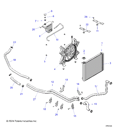 ENGINE, COOLING SYSTEM - Z25ASE99P5 (C750326)