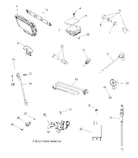 ELECTRICAL, SWITCHES, SENSORS, ECU and CONTROL MODULES - A13ZN8EFK/EFN (49ATVSWITCHES13SP850F)