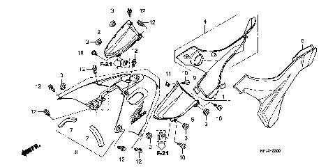 SIDE COVER@TANK COVER