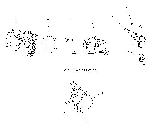 ENGINE, THROTTLE BODY and FUEL RAIL - A16DAA57A5/A7/L2/E57A9/E57AM (49RGRTHROTTLEBODY12RZR570)