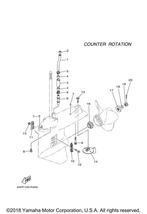 LOWER CASING DRIVE 4