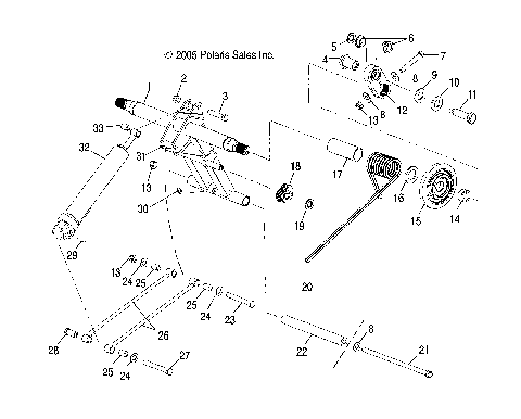TORQUE ARM, REAR - S07ND5BS (4997239723B08)