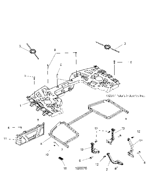 BODY, REAR RACK ASM. - A17SYE95AK [100076]