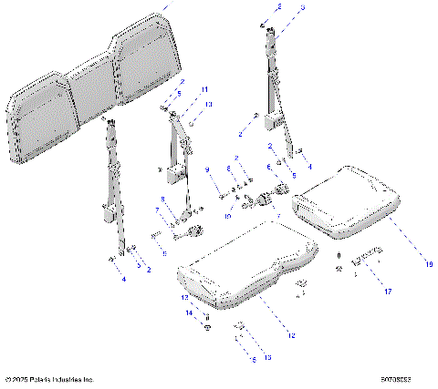 BODY, SEAT BASE UNITS