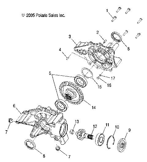 GEARCASE, REAR - A07MH68AX/AY/AZ (4999200229920022D03)