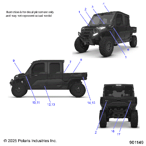 BODY, DECALS - R26X6T1RBL (901149)