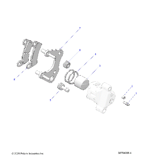 BRAKES, FRONT CALIPER