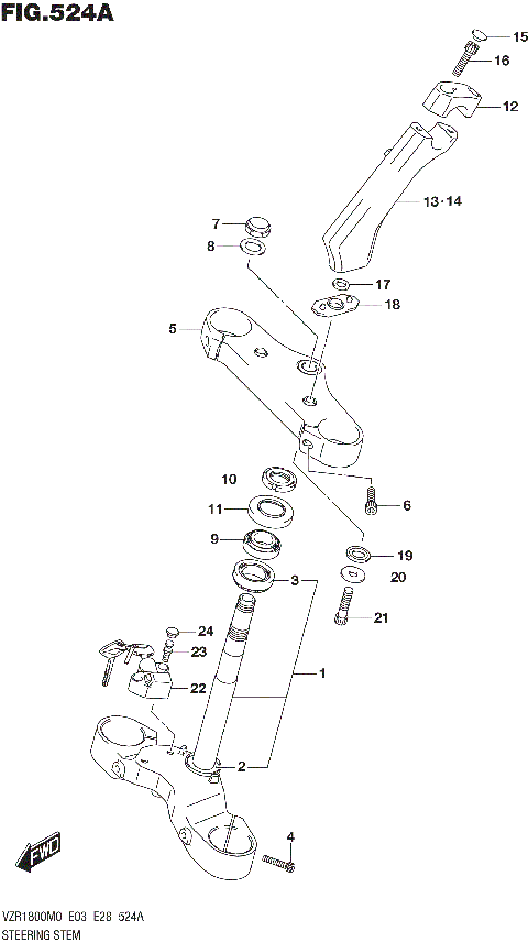 STEERING STEM (VZR1800)