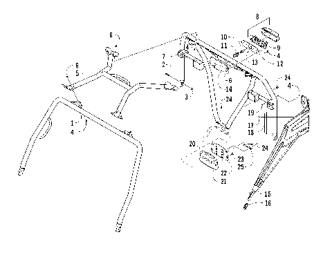 ROPS AND TAILLIGHT ASSEMBLY [93981]