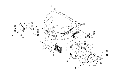 HOOD AND HEADLIGHT ASSEMBLY [94804]