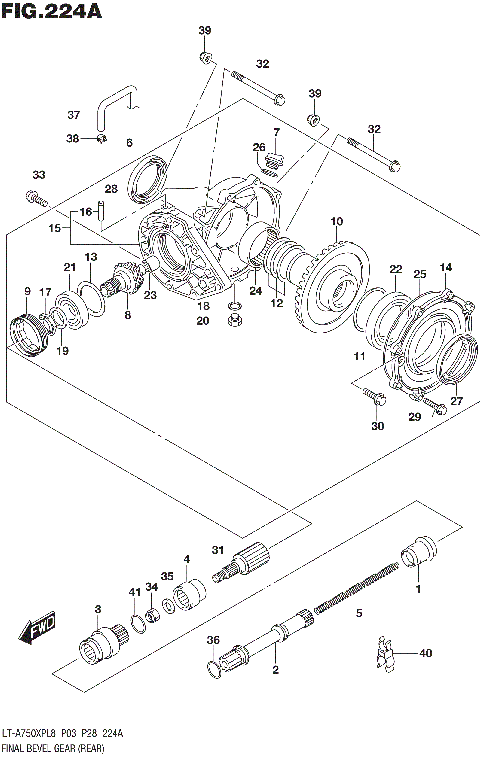 FINAL BEVEL GEAR (REAR)