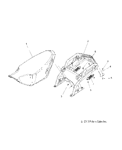BODY, SEAT ASM. and REAR RACK - S15CE5BSL/BEL (49SNOWSEAT14550ADV)