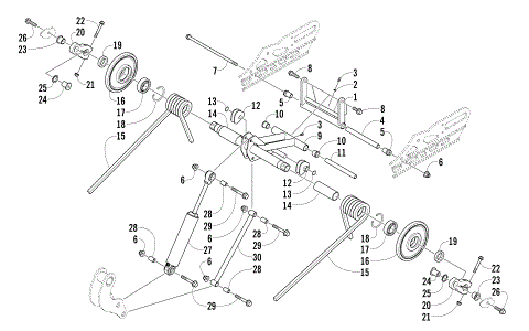 REAR SUSPENSION REAR ARM ASSEMBLY