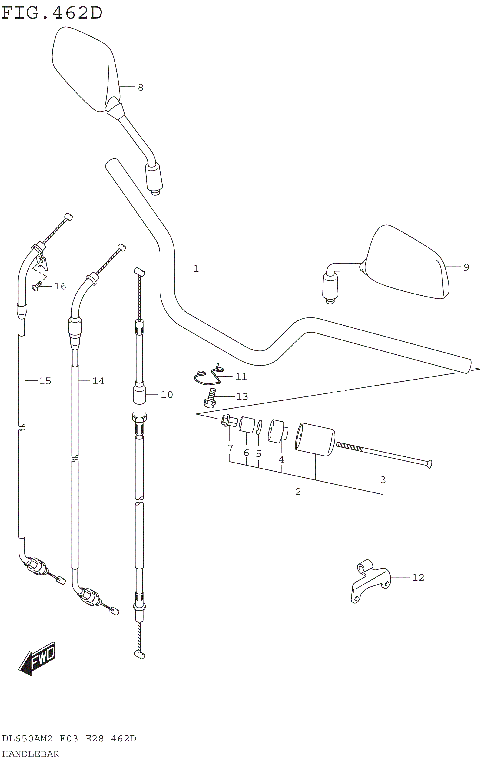 HANDLEBAR (DL650XAM2 E28)
