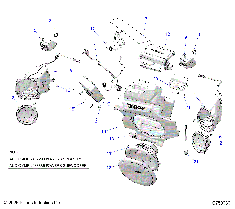 ELECTRICAL, AUDIO, FRONT - Z26S4P92BL (C750930)