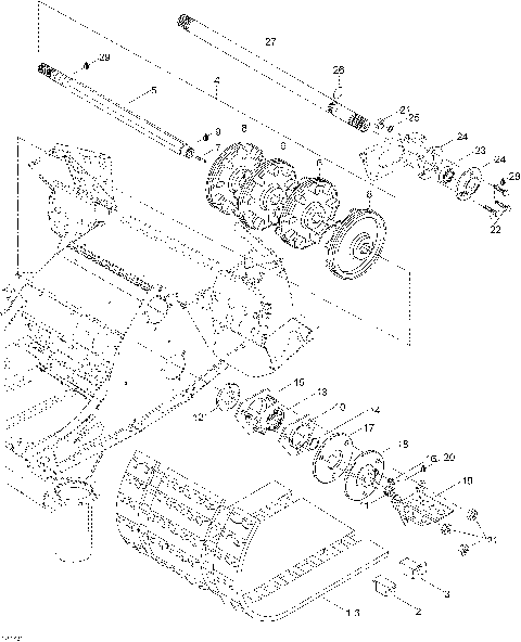 05- Drive Axle And Track