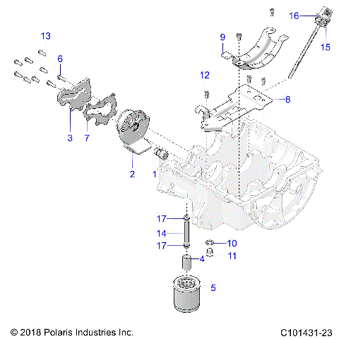 ENGINE, OIL SYSTEM - A26SYE85AL (C101431-23)