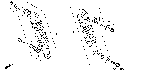 REAR SHOCK ABSORBER