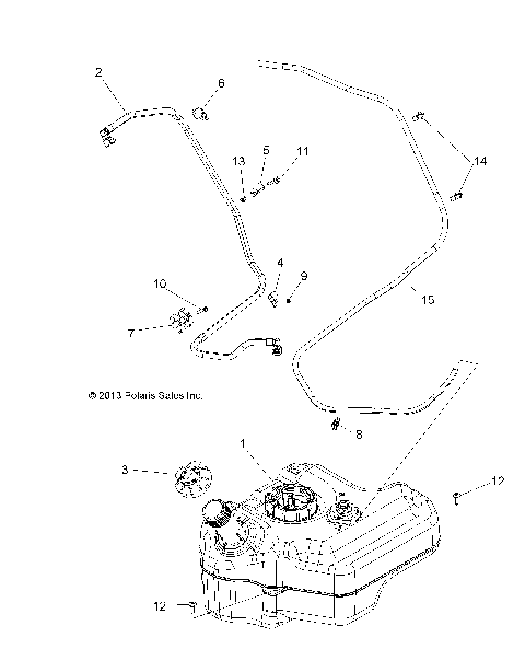 BODY, FUEL TANK - A16DAA32A1/A7 (49ATVFUEL14325)