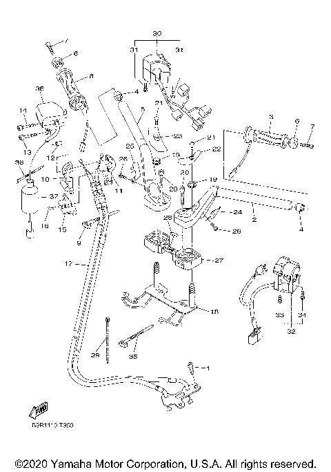 STEERING HANDLE CABLE