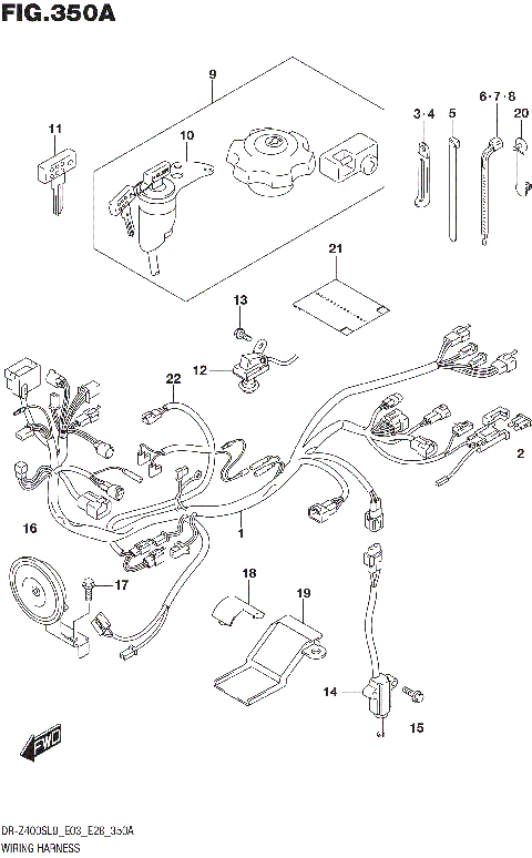 WIRING HARNESS (DR-Z400SL9 E03)