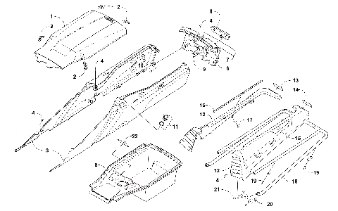 REAR BUMPER, STORAGE, AND TAILLIGHT ASSEMBLY [106919]